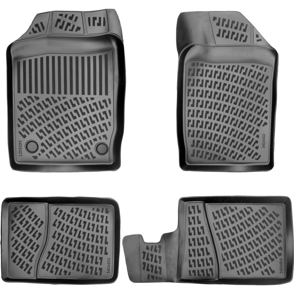 Renault Clio 2 1998-2005 3D Araca Özel Havuzlu Paspas Bmy