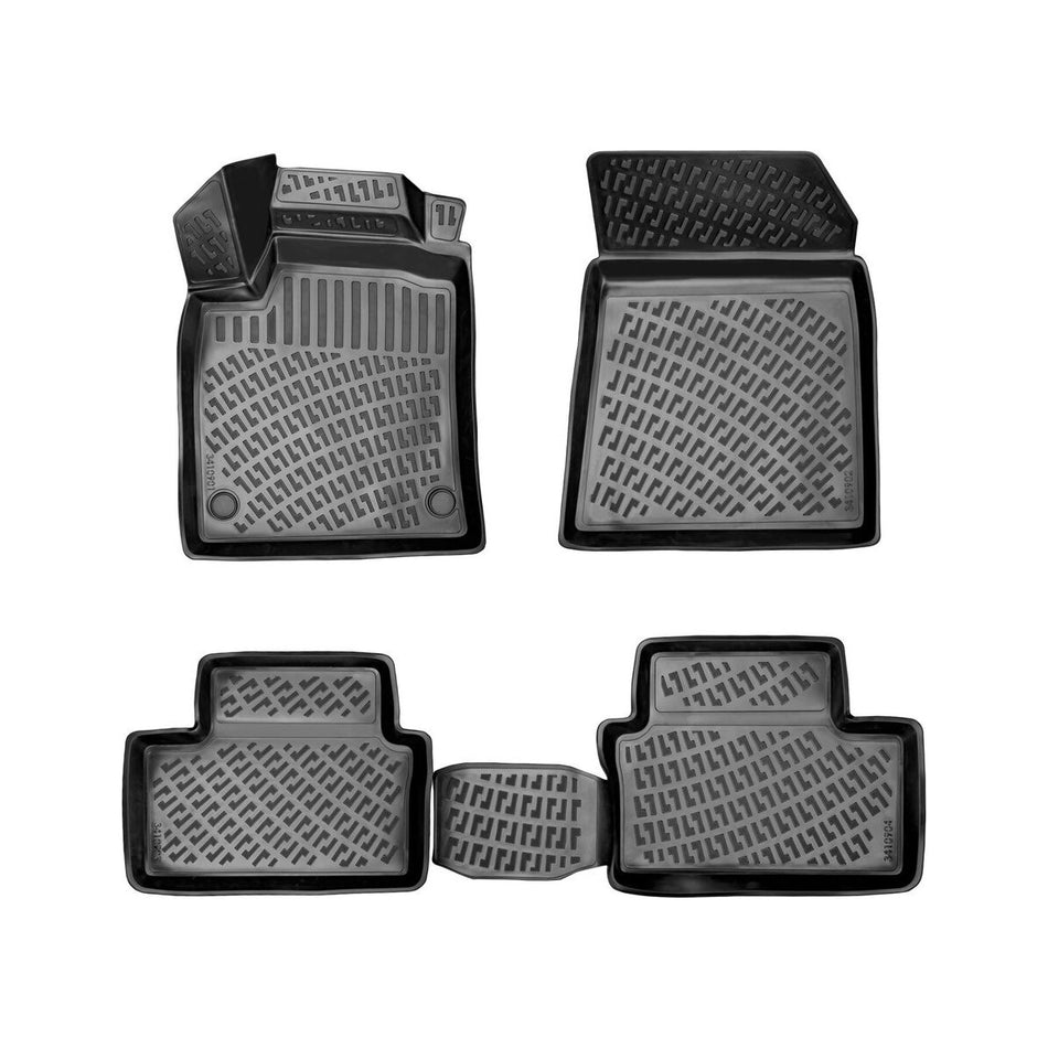 Renault Clio 5 E-Tech 2023 Sonrası 3D Araca Özel Havuzlu Paspas Bmy