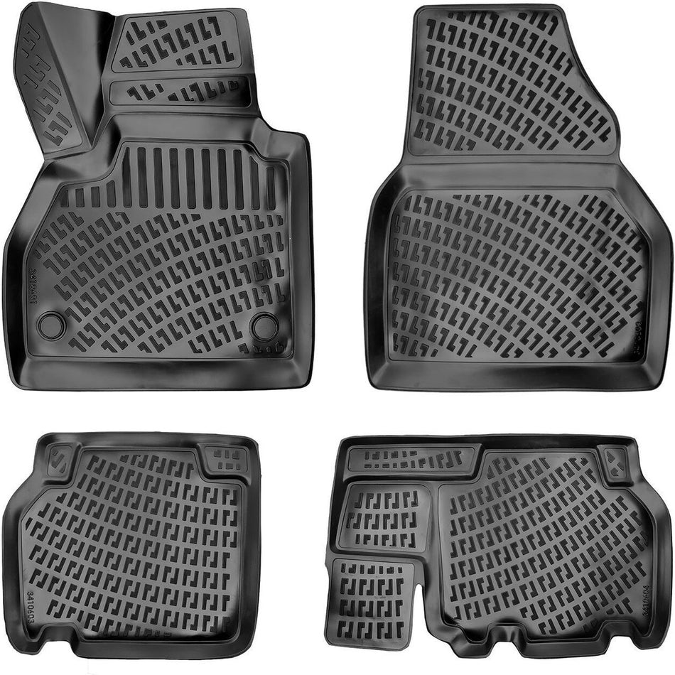 Renault Kangoo 2007-2014 | Combi 3D Araca Özel Havuzlu Paspas Bmy