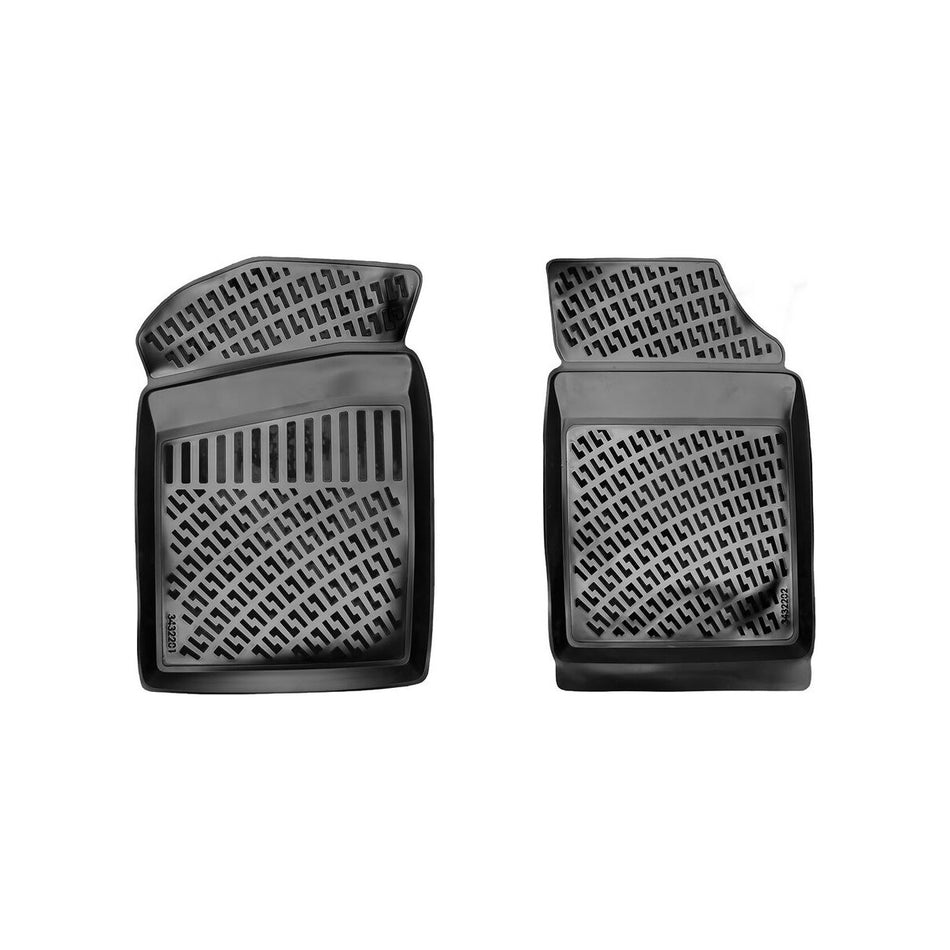 Renault Kangoo Panelvan (2 Parça) 1997-2007 3D Araca Özel Havuzlu Paspas Bmy