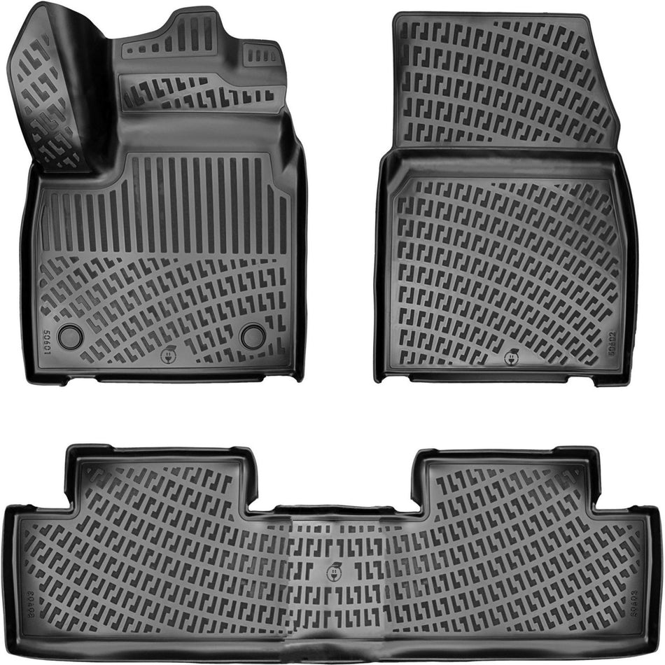 Renault Megane E-Tech 2022 Sonrası 3D Araca Özel Havuzlu Paspas Bmy