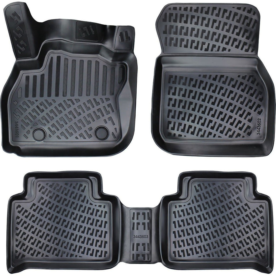 Renault Zoe 2012 Sonrası 3D Araca Özel Havuzlu Paspas Bmy