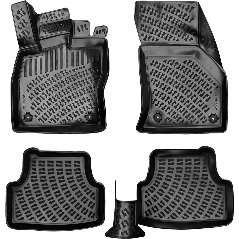 Seat Leon 2012-2020 | Hatchback 3D Araca Özel Havuzlu Paspas Bmy