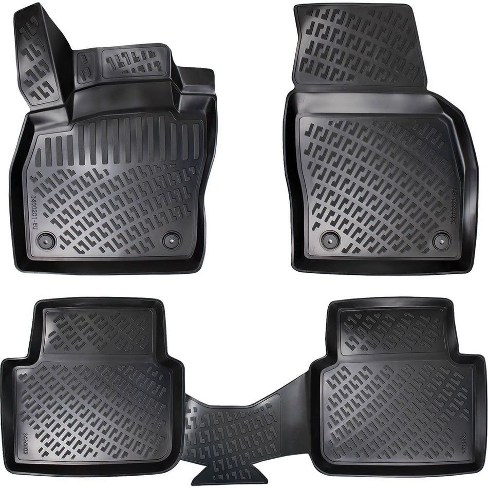 Skoda Kamiq 2019 Sonrası 3D Araca Özel Havuzlu Paspas Bmy