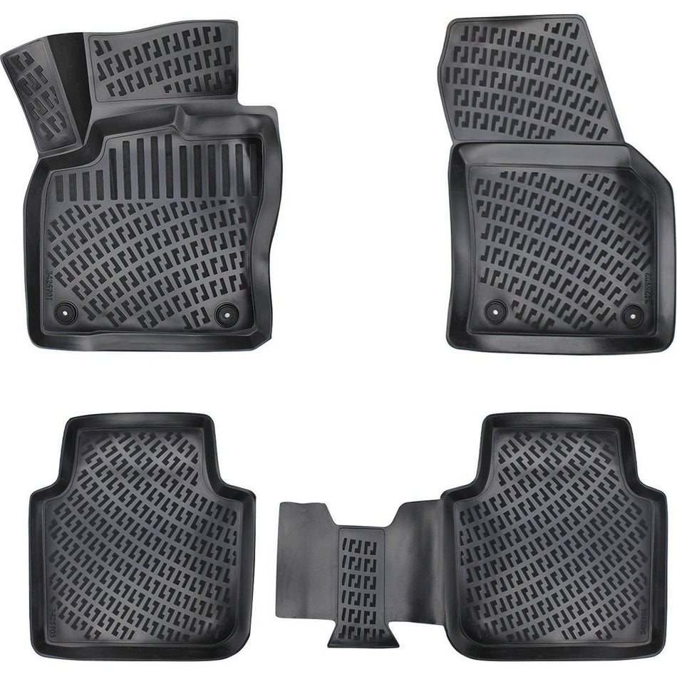 Skoda Kodiaq 2016-2023 3D Araca Özel Havuzlu Paspas Bmy