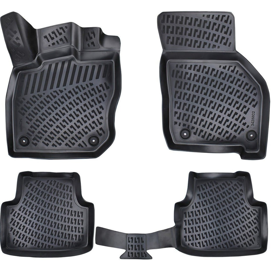 Skoda Octavia 2020 Sonrası 3D Araca Özel Havuzlu Paspas Bmy