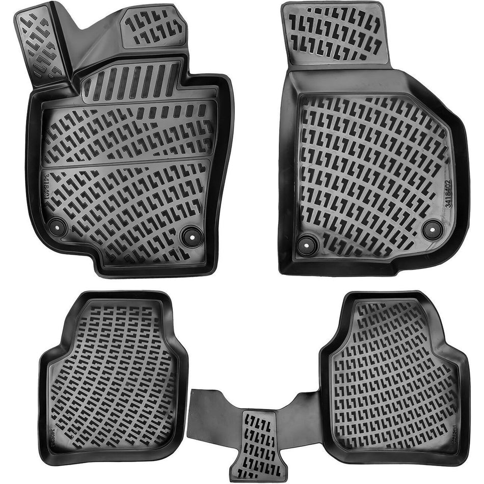 Skoda Superb 2008-2015 3D Araca Özel Havuzlu Paspas Bmy