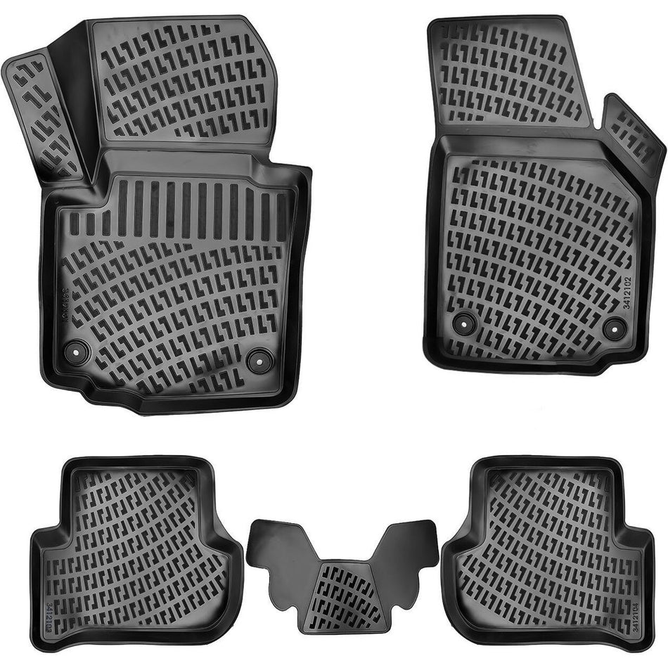 Skoda Yeti 2009-2018 3D Araca Özel Havuzlu Paspas Bmy