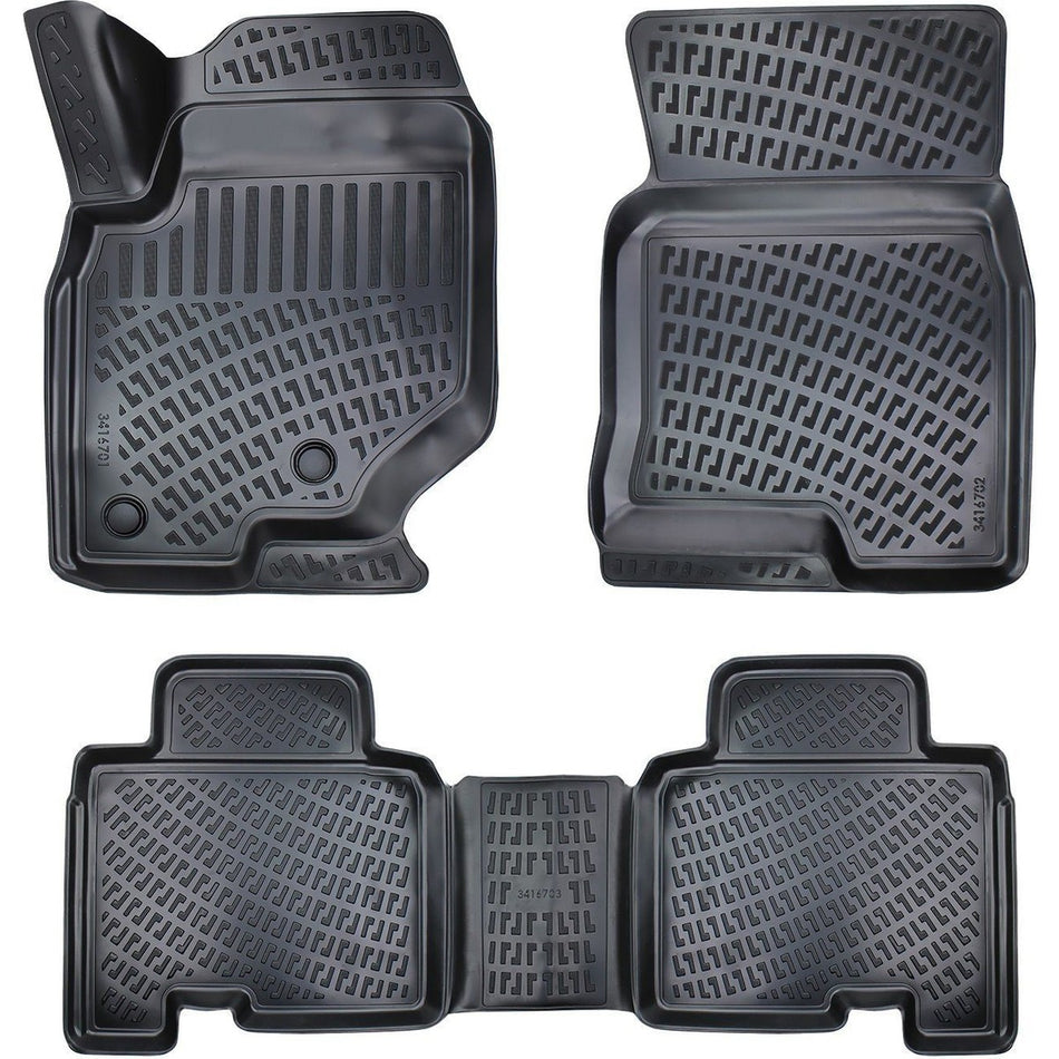 Ssangyong Musso Grand 2018 Sonrası 3D Araca Özel Havuzlu Paspas Bmy