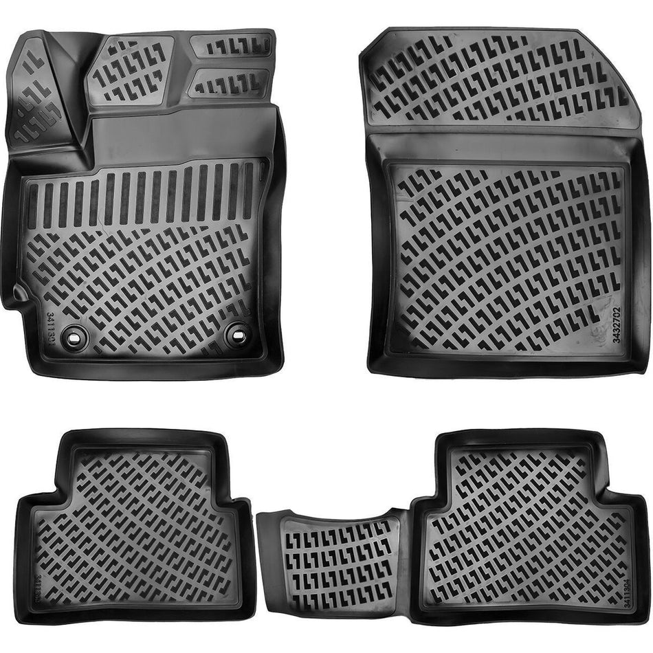 Toyota Corolla 2018 Sonrası | Hatchback - Benzin & Lpg 3D Araca Özel Havuzlu Paspas Bmy