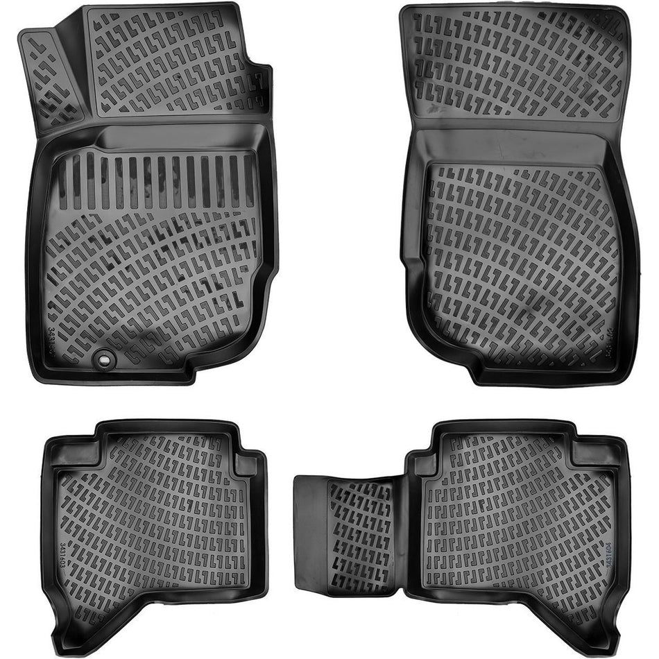 Toyota Hilux 2004-2015 3D Araca Özel Havuzlu Paspas Bmy