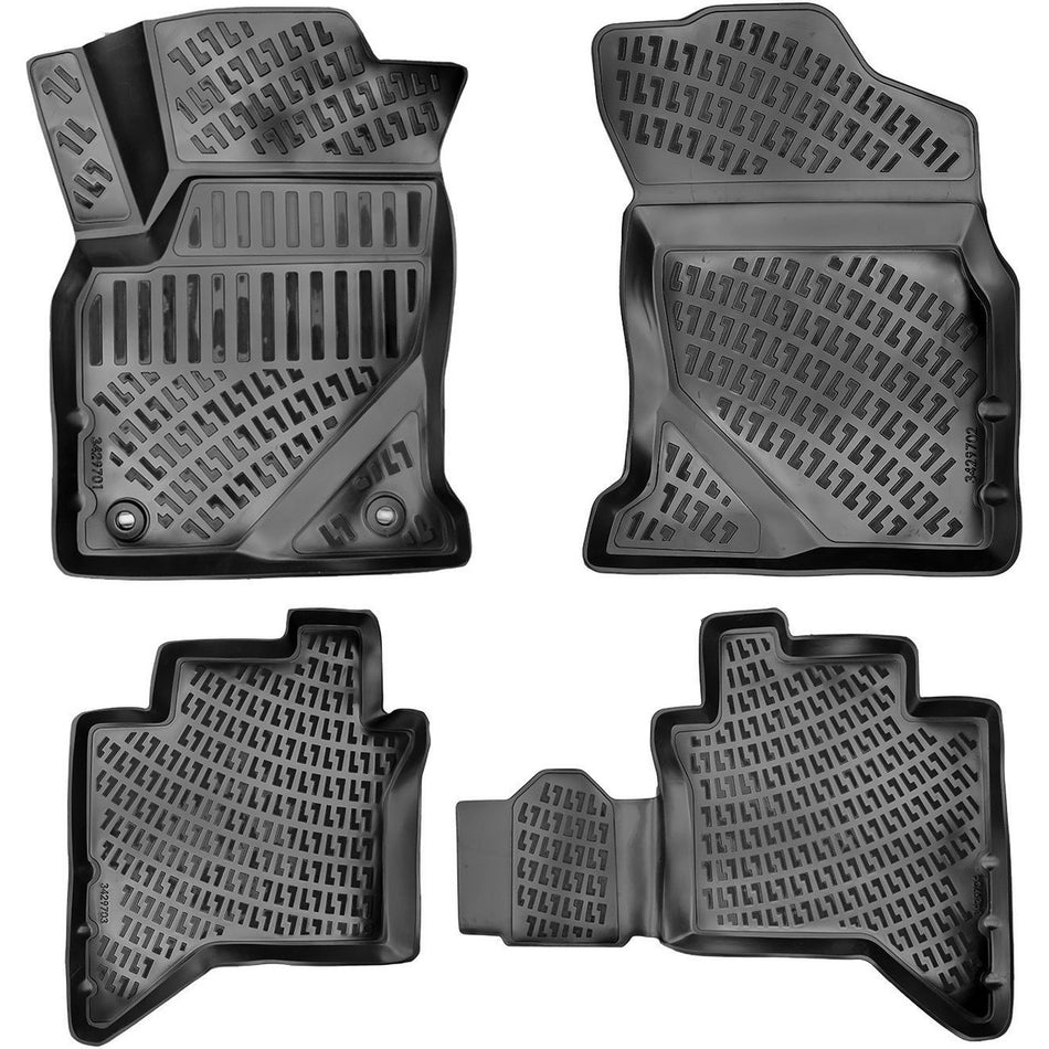 Toyota Hilux 2015 Sonrası 3D Araca Özel Havuzlu Paspas Bmy