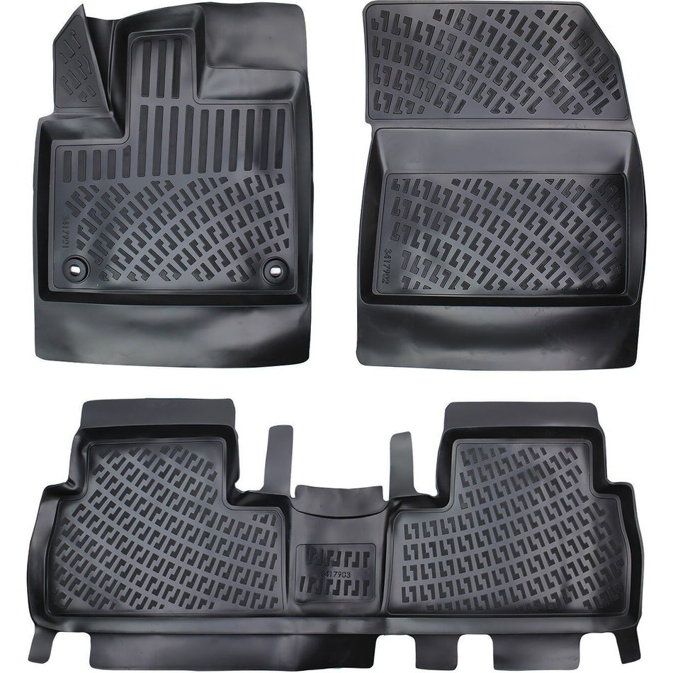 Toyota Proace City 2019 Sonrası | Flame/x-Pack 3D Araca Özel Havuzlu Paspas Bmy