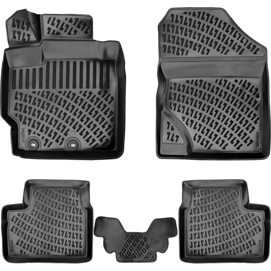 Toyota Yaris 2005-2013 3D Araca Özel Havuzlu Paspas Bmy