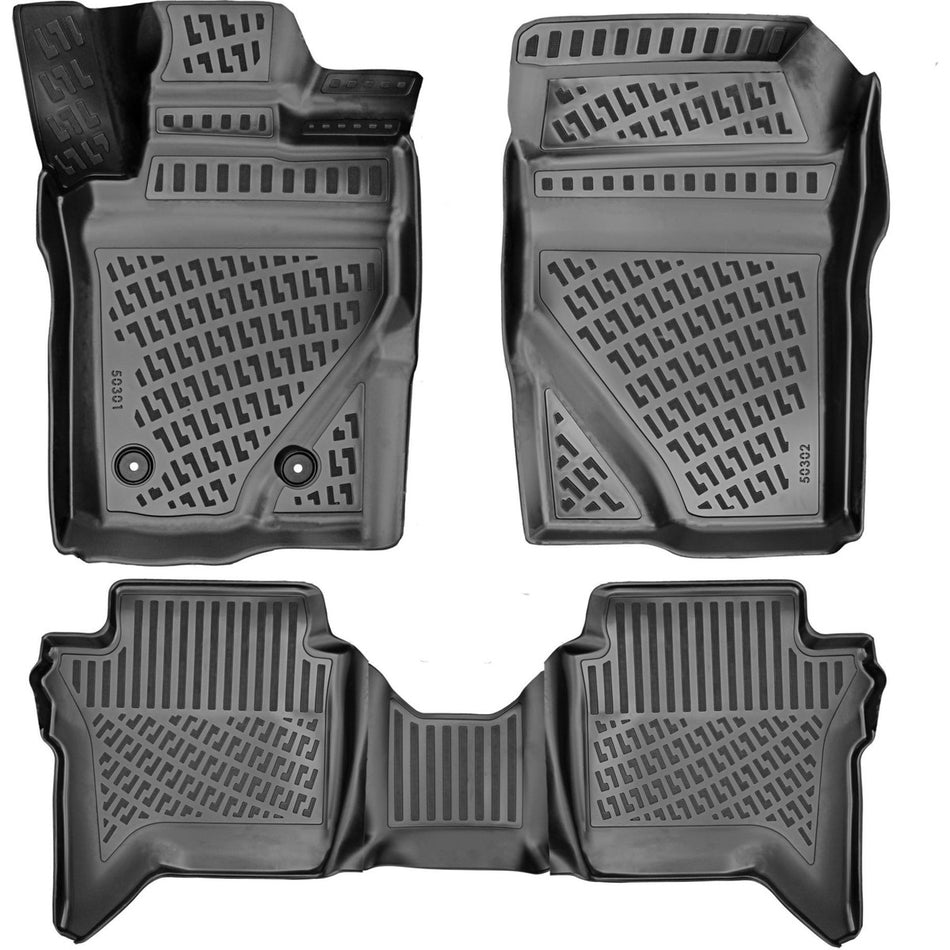 Volkswagen Amarok 2022 Sonrası 3D Araca Özel Havuzlu Paspas Bmy