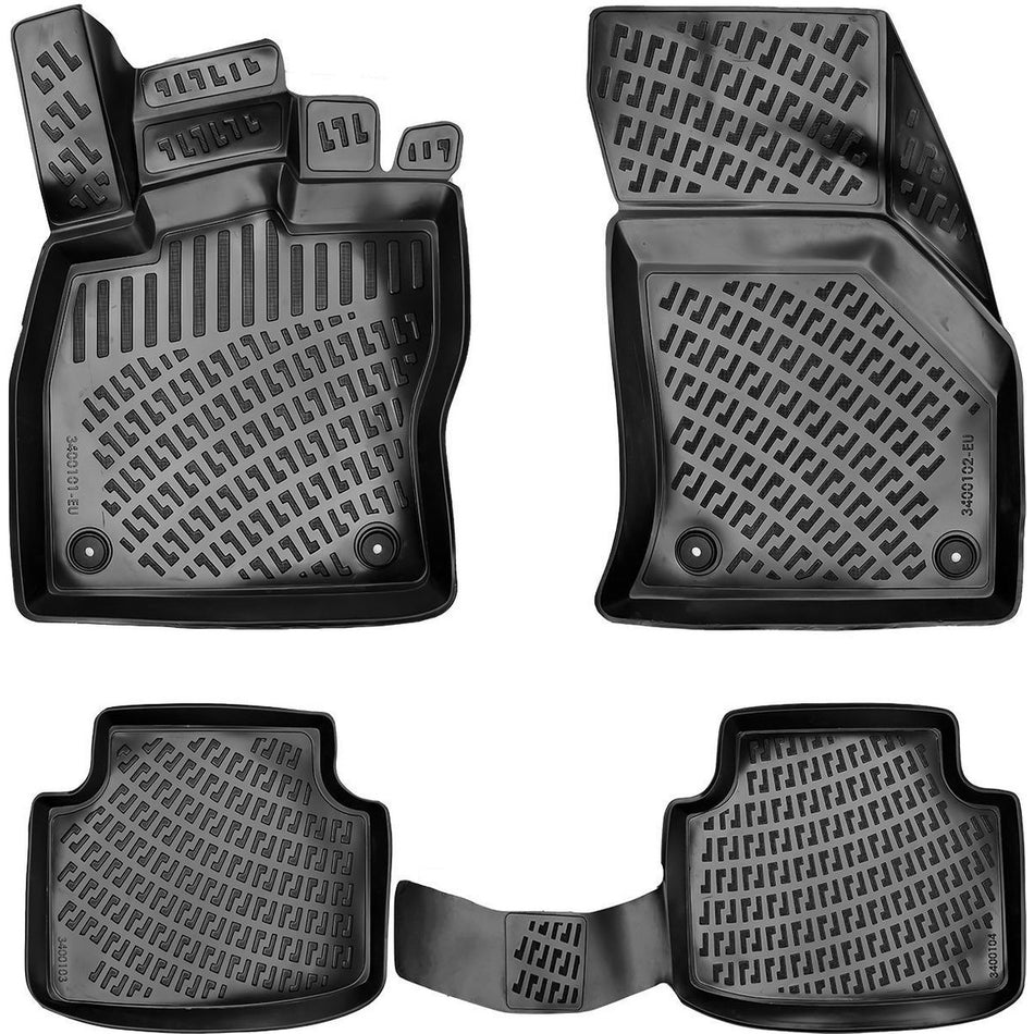 Volkswagen Arteon 2017 Sonrası 3D Araca Özel Havuzlu Paspas Bmy