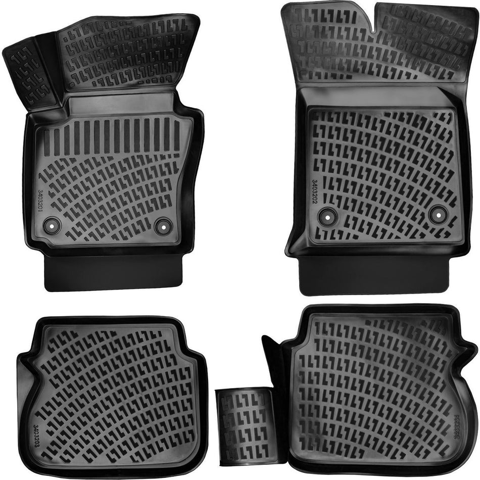 Volkswagen Caddy 2010-2015 3D Araca Özel Havuzlu Paspas Bmy