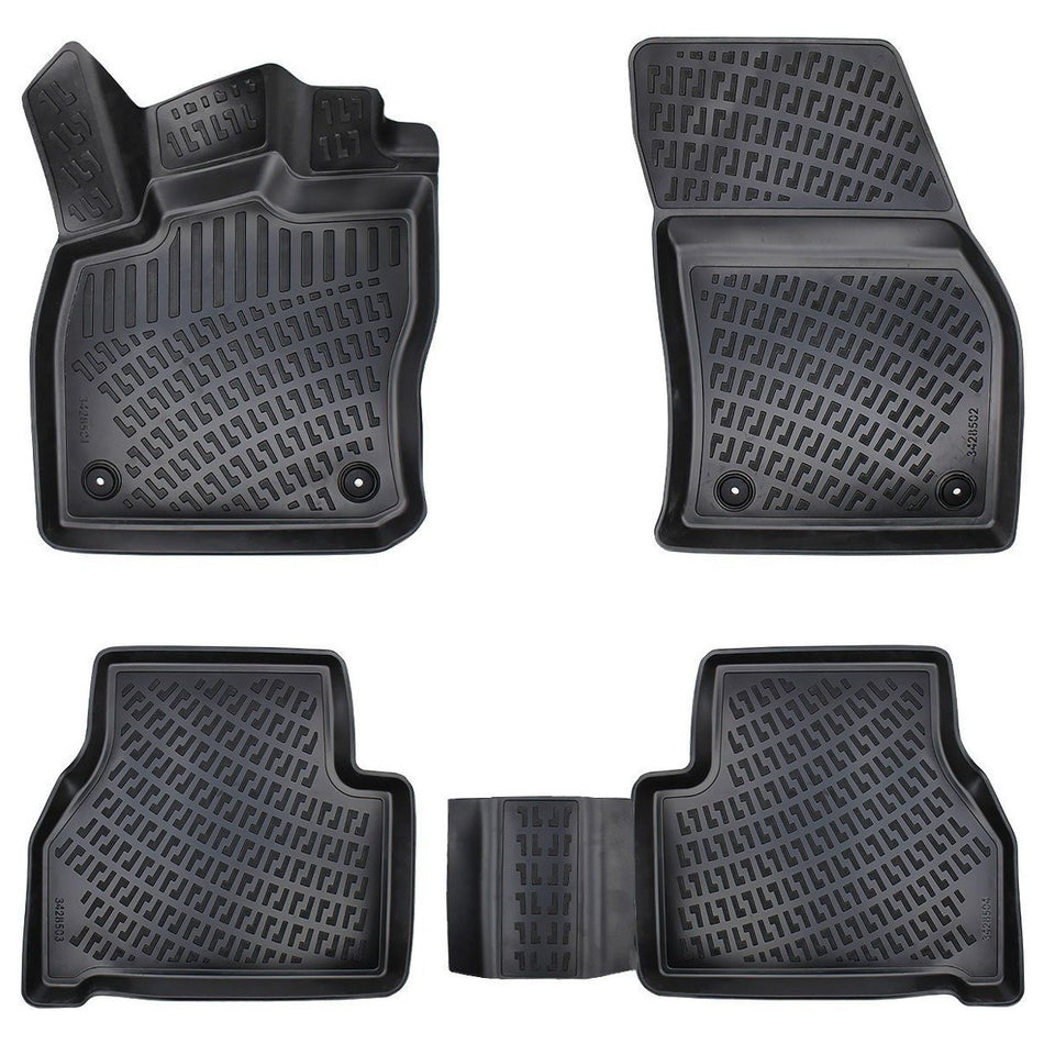 Volkswagen Caddy 2020 Sonrası 3D Araca Özel Havuzlu Paspas Bmy