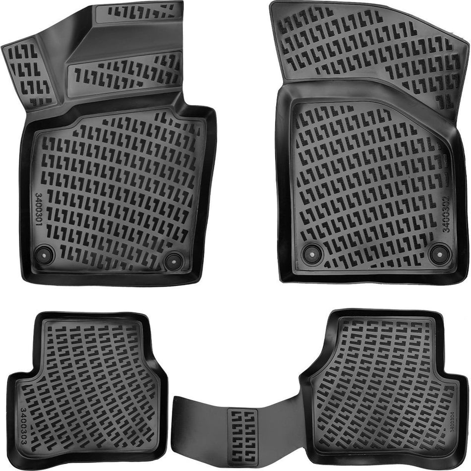 Volkswagen cc 2012-2017 3D Araca Özel Havuzlu Paspas Bmy