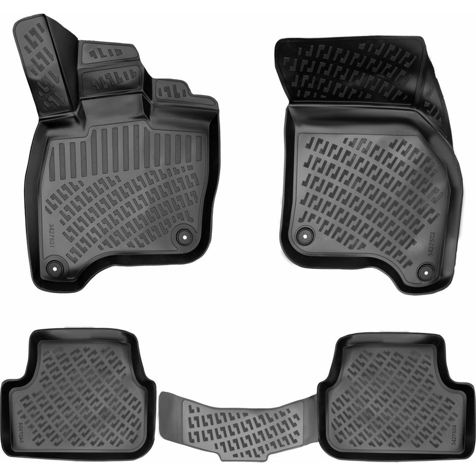 Volkswagen E-Golf 2014 Sonrası 3D Araca Özel Havuzlu Paspas Bmy