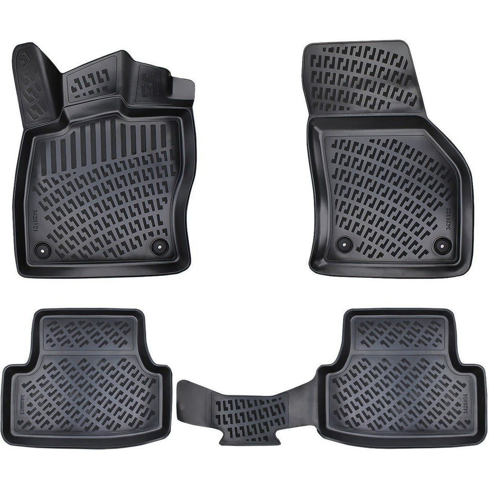 Volkswagen Golf 8 2019 Sonrası | Manuel Vites 3D Araca Özel Havuzlu Paspas Bmy