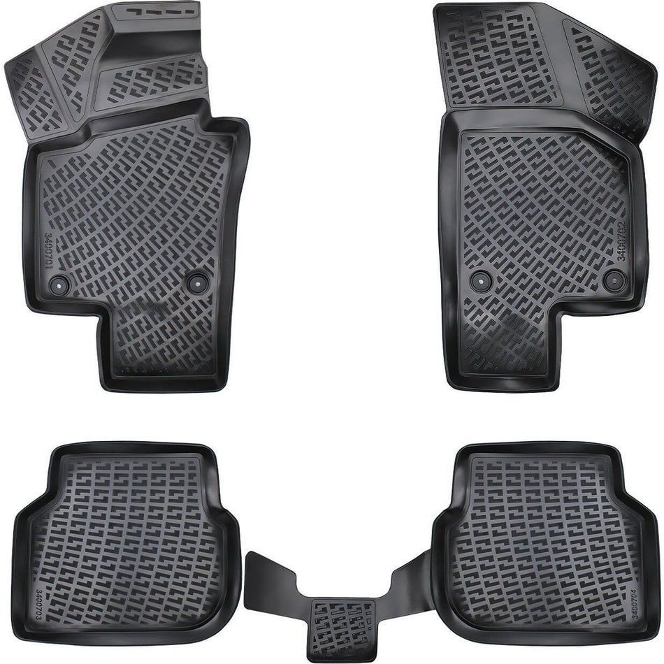 Volkswagen Jetta 2011 Sonrası 3D Araca Özel Havuzlu Paspas Bmy