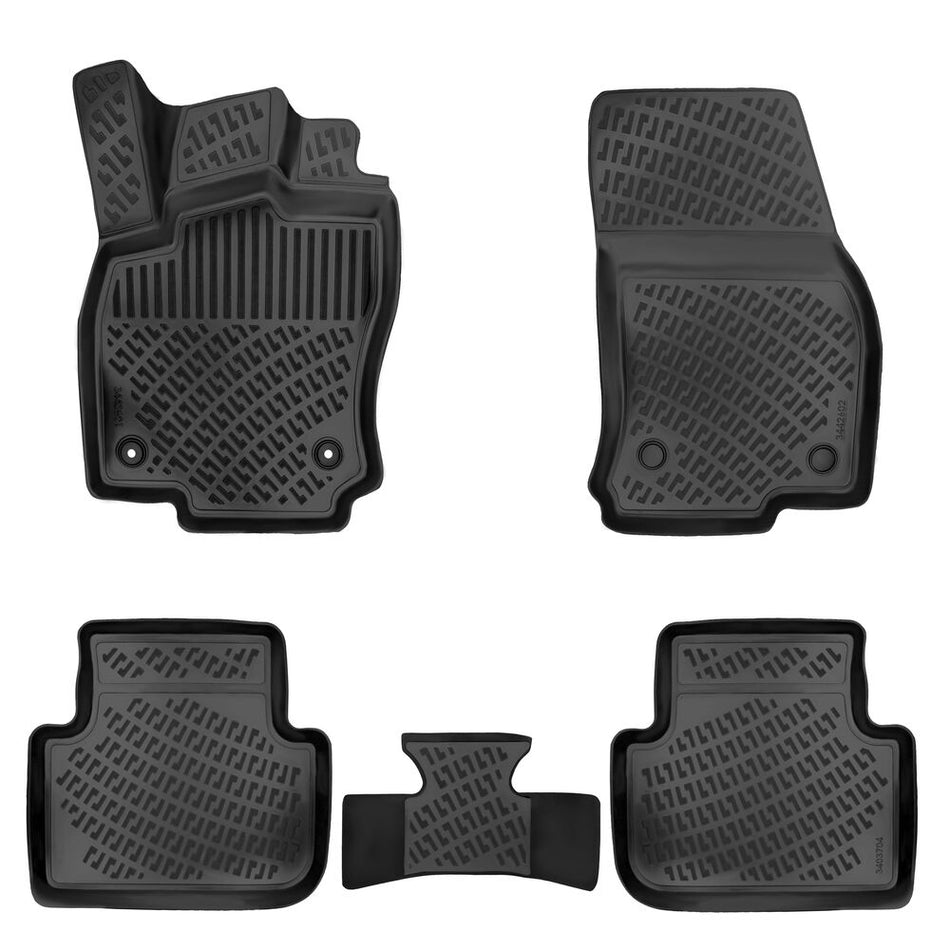 Volkswagen Taos 2022 Sonrası 3D Araca Özel Havuzlu Paspas Bmy