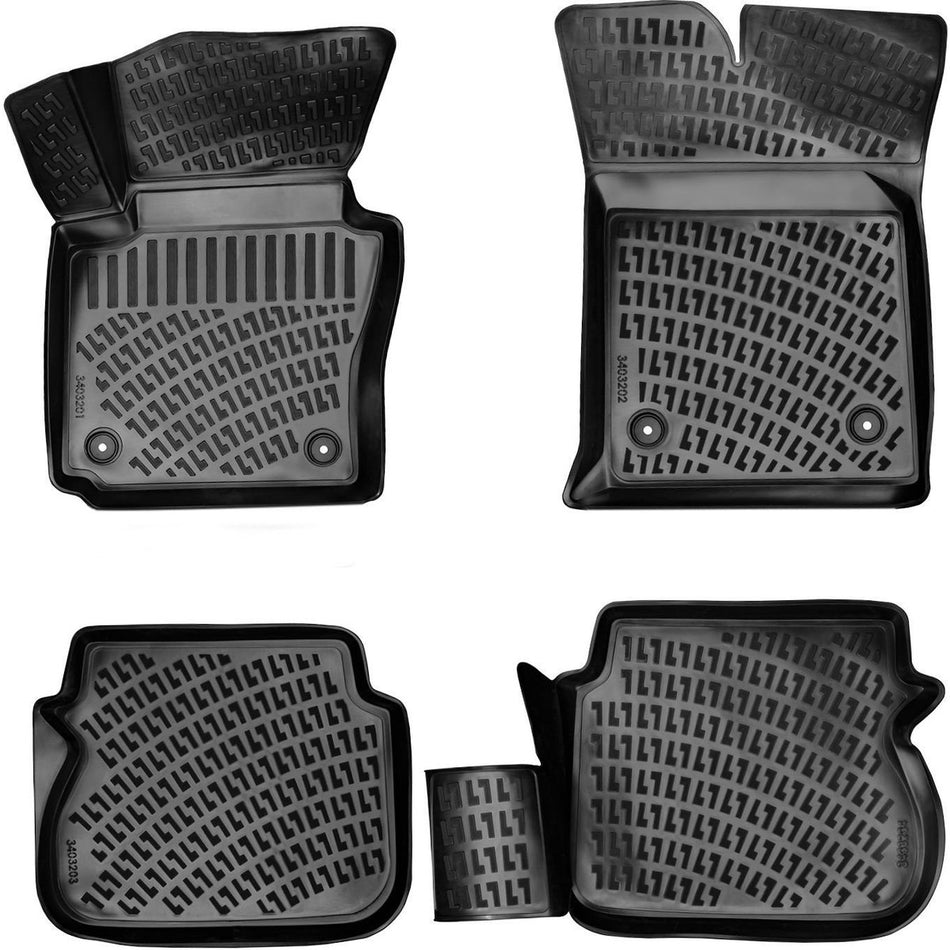 Volkswagen Touran 2015 Sonrası 3D Araca Özel Havuzlu Paspas Bmy