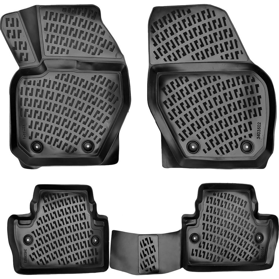 Volvo S60 2010-2018 3D Araca Özel Havuzlu Paspas Bmy