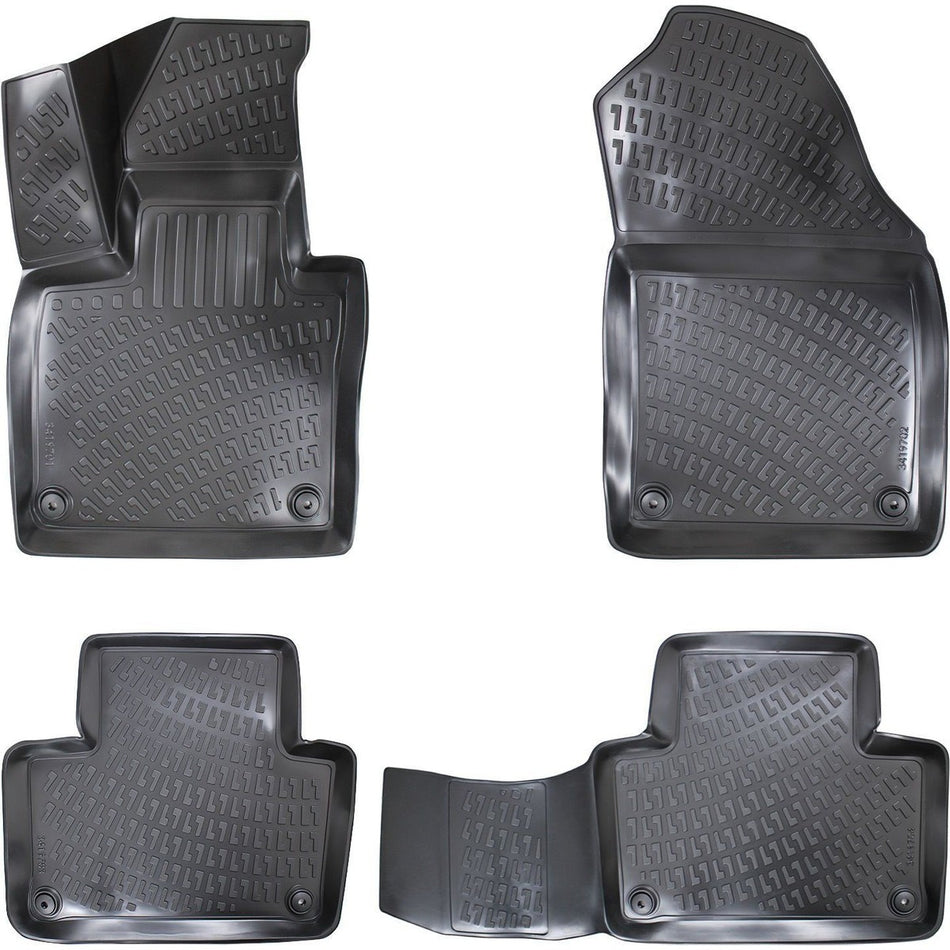 Volvo XC90 2016 Sonrası | Benzin & Dizel 3D Araca Özel Havuzlu Paspas Bmy