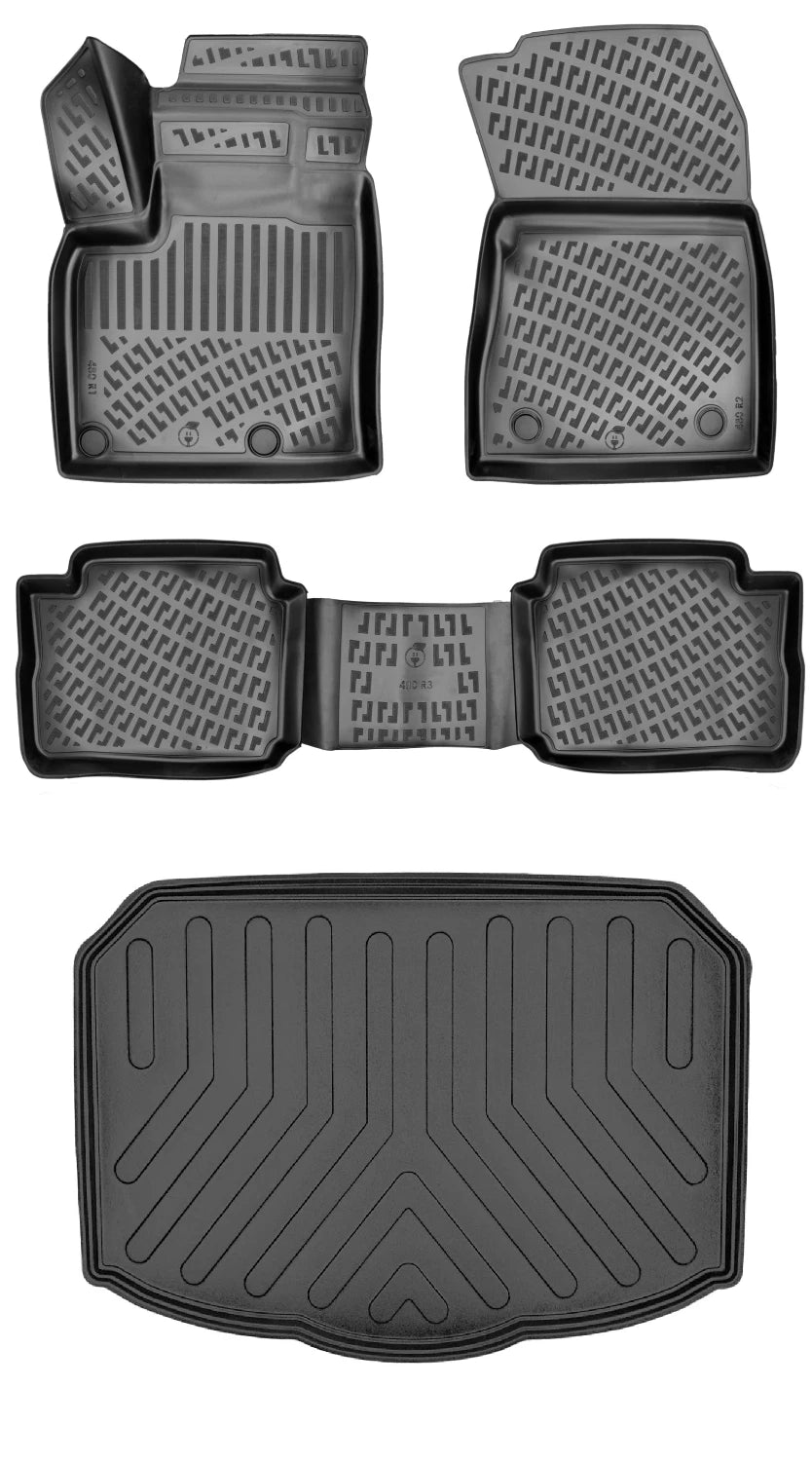 Rizline Nissan Qashqai E-Power Alt 2022 Sonrası 3D Araca Özel Paspas ve Bagaj Havuzu Bmy