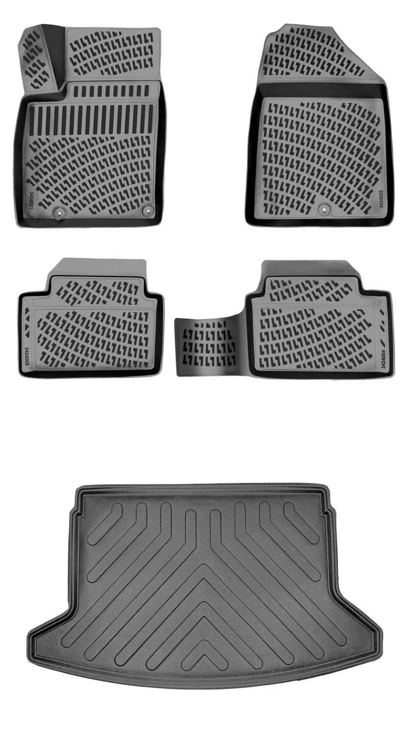 Rizline Kia Ceed Hb 2018-2022 3D Araca Özel Paspas ve Bagaj Havuzu Bmy