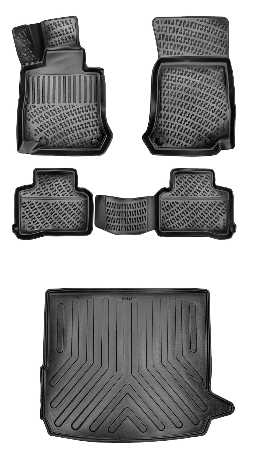 Rizline Mercedes Eqc 2019 Sonrası 3D Araca Özel Paspas ve Bagaj Havuzu Bmy