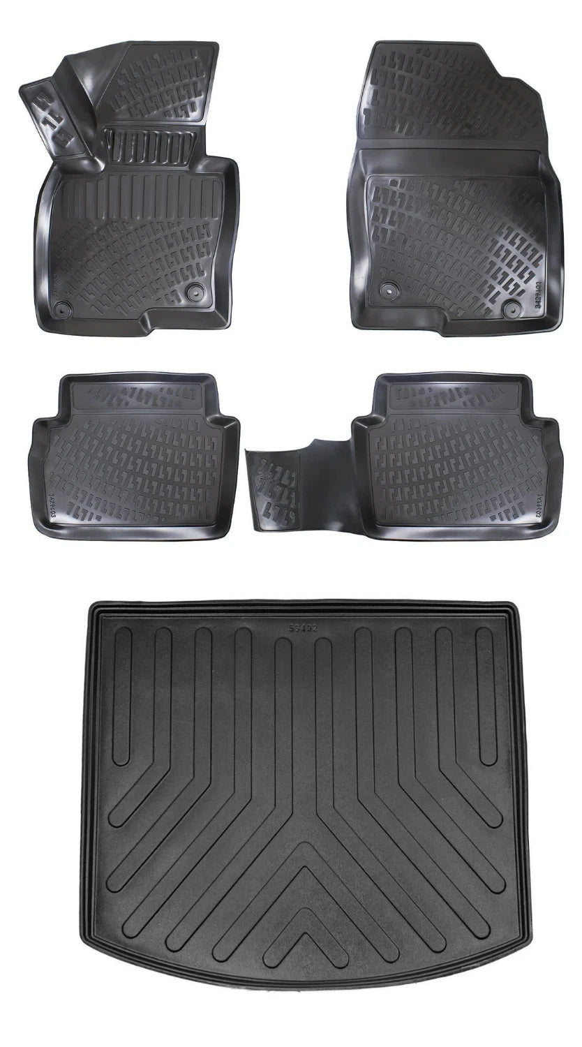 Rizline Mazda Cx5 2012-2017 3D Araca Özel Paspas ve Bagaj Havuzu Bmy