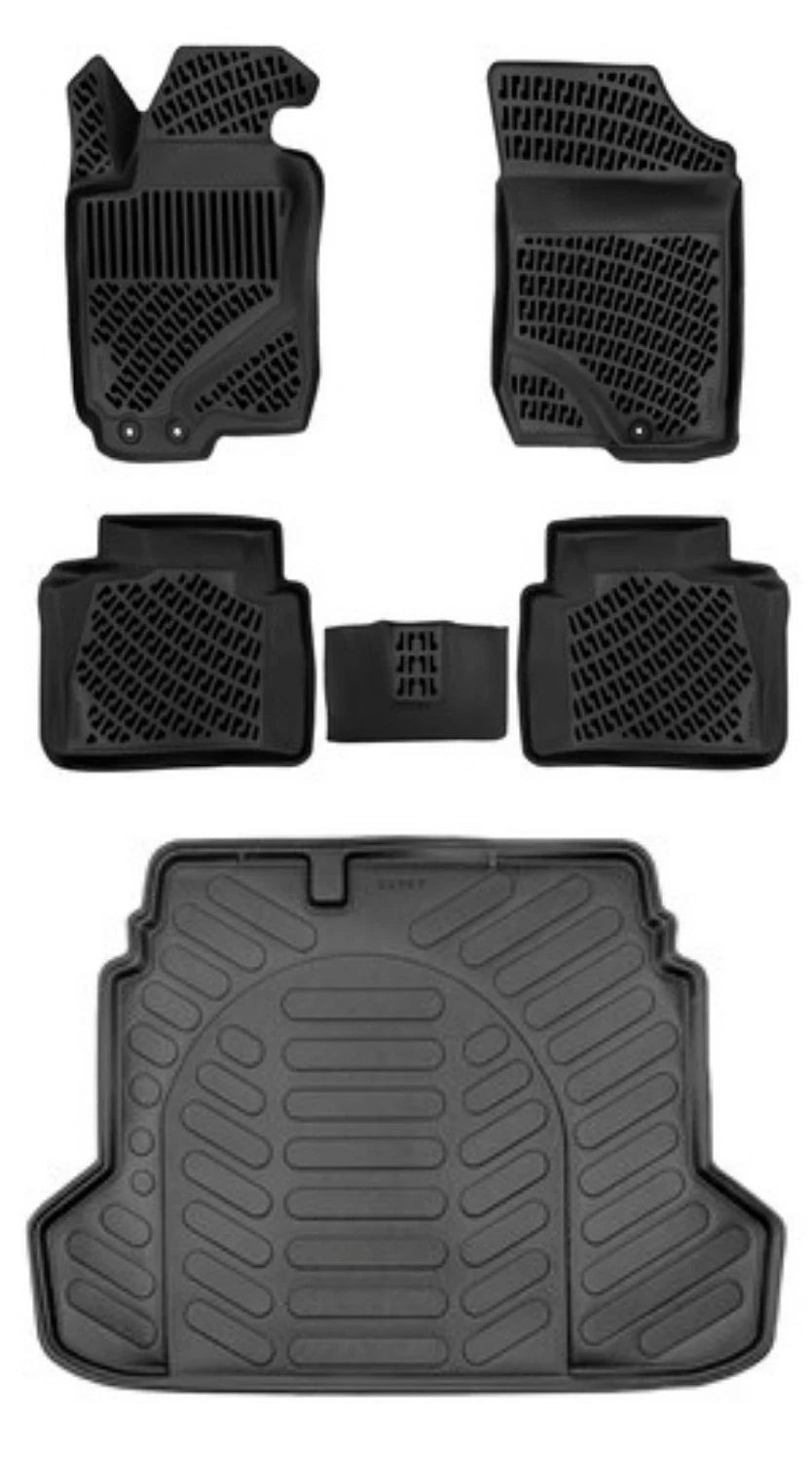 Rizline Kia Forte 2010-2013 Sedan 3D Araca Özel Paspas ve Bagaj Havuzu Set Bmy