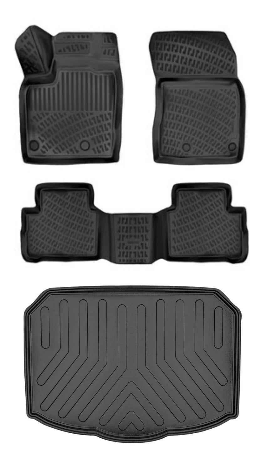 Rizline Nissan Qashqai Alt 2022 Sonrası 3D Araca Özel Paspas ve Bagaj Havuzu Bmy