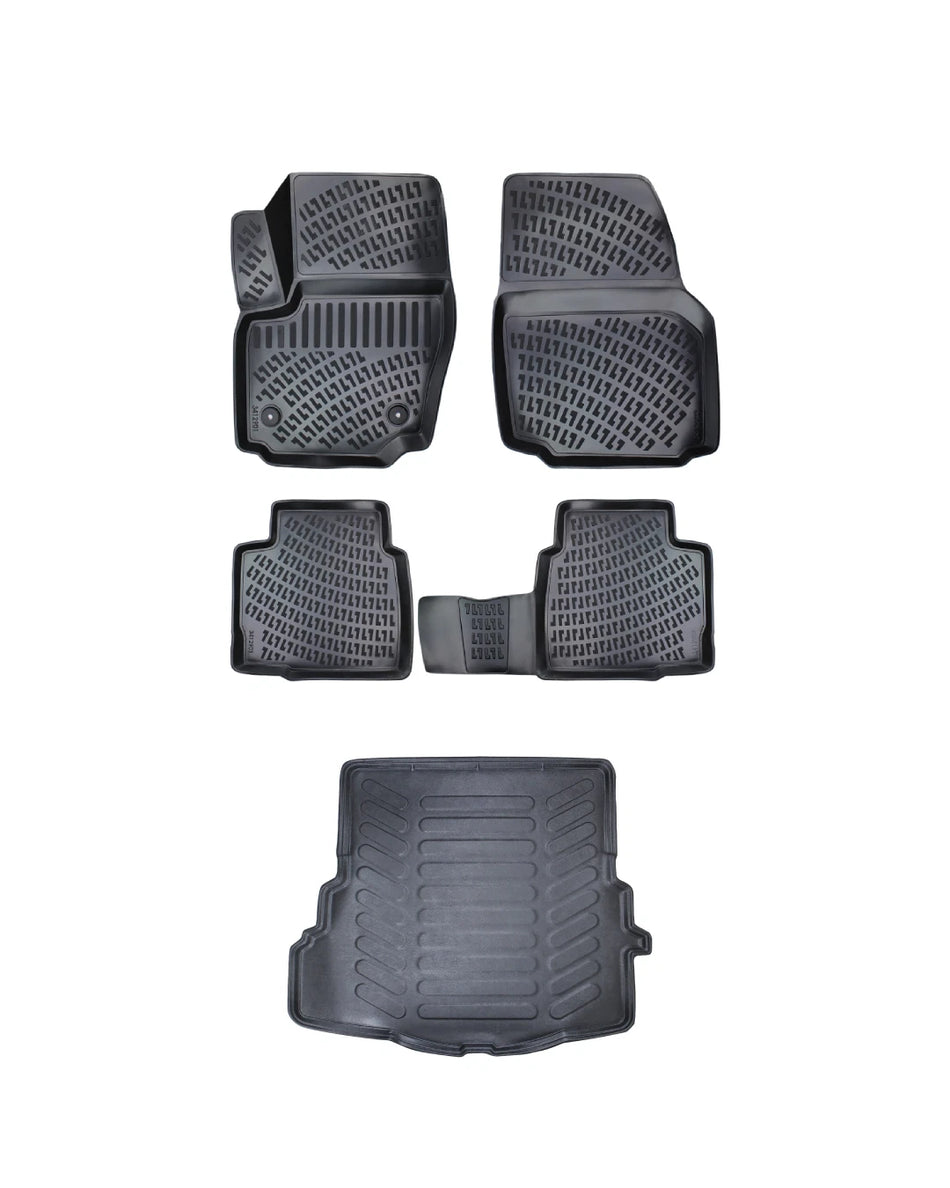 Rizline Ford Mondeo 2015 Sonrası 3D Araca Özel Paspas ve Bagaj Havuzu Bmy