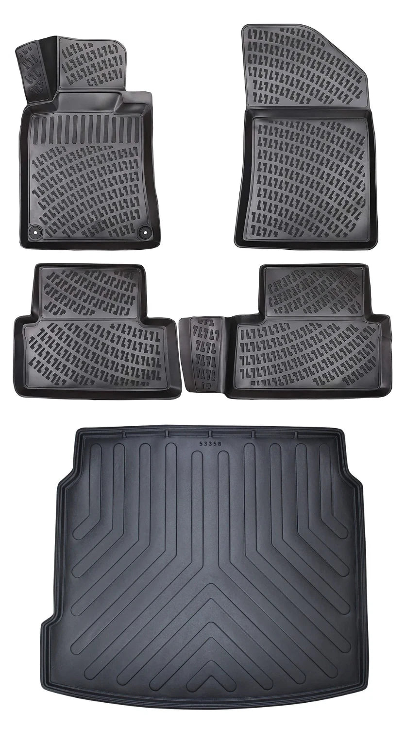 Rizline Peugeot 508 (Allure) 2010-2018 3D Araca Özel Paspas ve Bagaj Havuzu Bmy