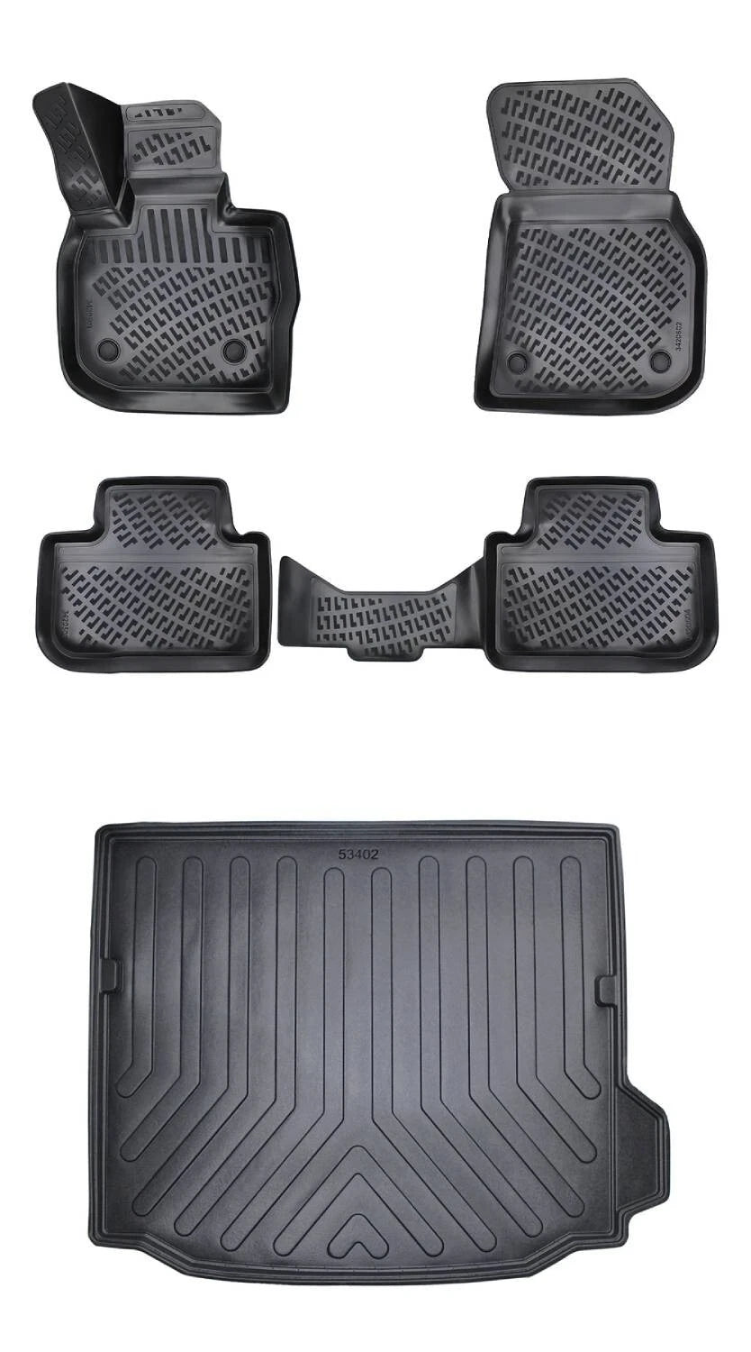 Rizline Bmw Ix3 (Elektrikli) 2021 Sonrası 3D Araca Özel Paspas ve Bagaj Havuzu Bmy