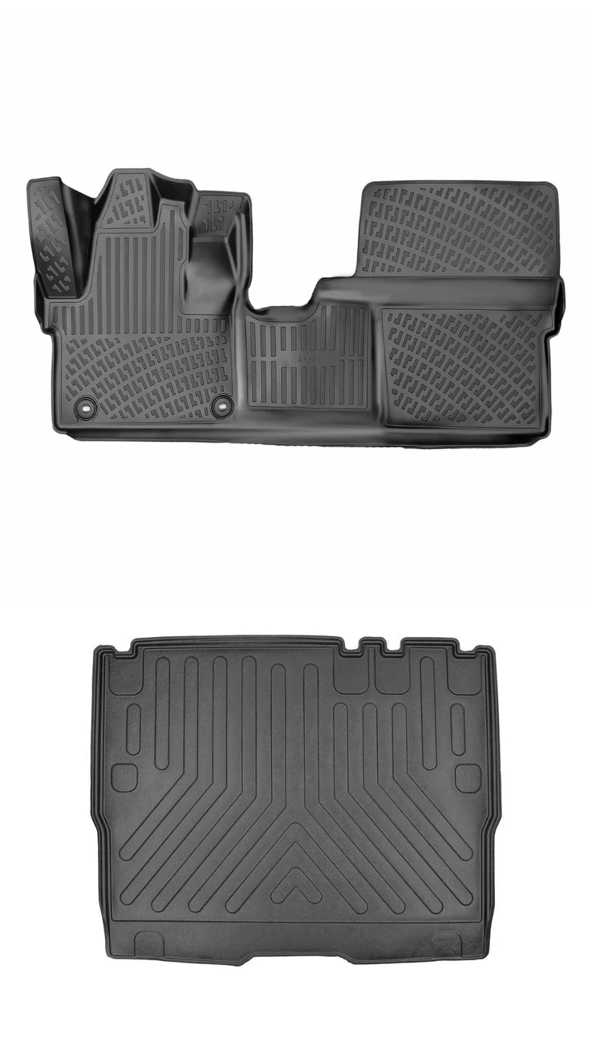 Rizline Opel Zafira Life 8+1 2019 Sonrası 3D Araca Özel Paspas ve Bagaj Havuzu Bmy