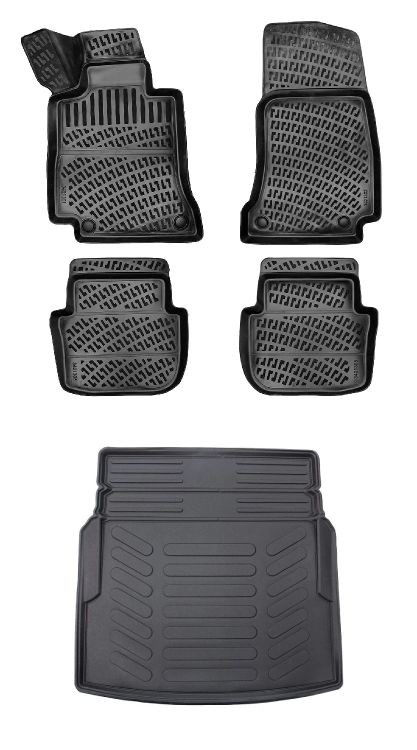 Rizline Mercedes E Serisi Coupe C238 2017 Sonrası 3D Araca Özel Paspas ve Bagaj Havuzu Bmy