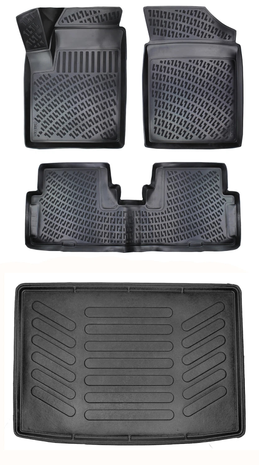 Rizline Peugeot Parter 1998-2008 3D Araca Özel Paspas ve Bagaj Havuzu Bmy