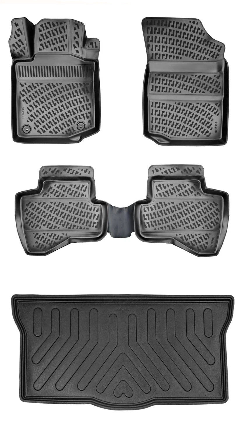 Rizline Toyota Aygo 2005-2014 3D Araca Özel Paspas ve Bagaj Havuzu Bmy