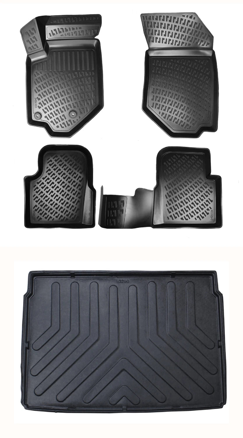 Rizline Peugeot 2008 Üst Bagaj 2019 Sonrası 3D Araca Özel Paspas ve Bagaj Havuzu Bmy