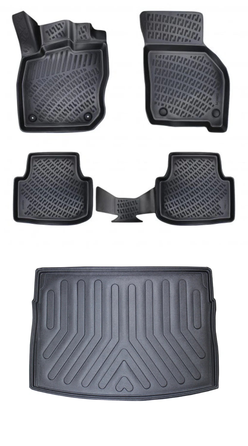 Rizline Cupra Leon Otomatik Vites Ses Sistemli Üst Bagaj 2023 Sonrası 3D Araca Özel Paspas ve Bagaj Havuzu Bmy