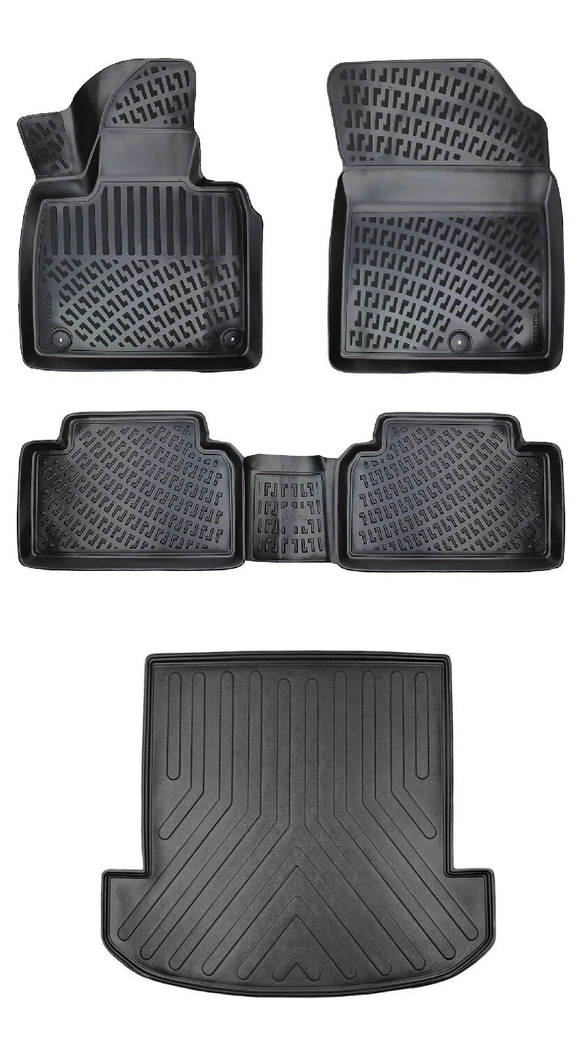 Rizline Kia Sorento Benzinli 5 Koltuk 2021 Sonrası 3D Araca Özel Paspas ve Bagaj Havuzu Bmy