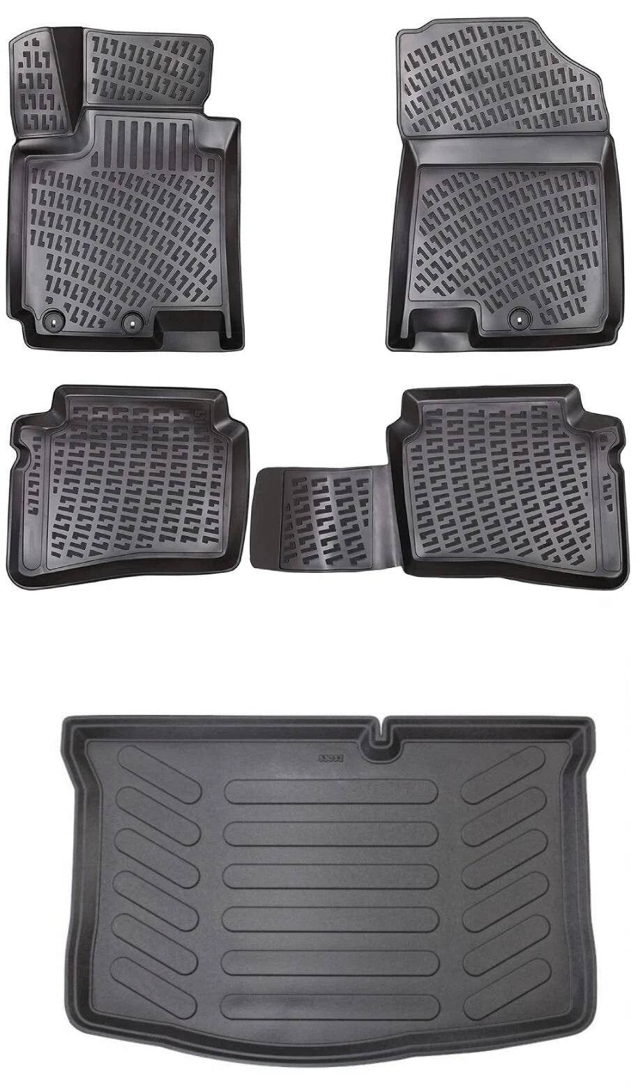 Rizline Hyundai I20 2014-2020 3D Araca Özel Paspas ve Bagaj Havuzu Bmy