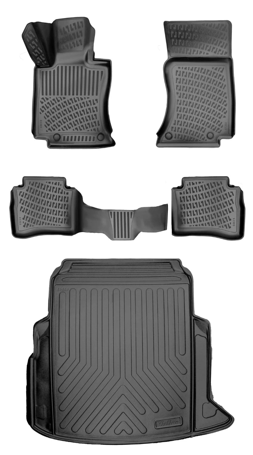 Rizline Mercedes E Serisi W214 2023 Sonrası 3D Araca Özel Paspas ve Bagaj Havuzu Bmy