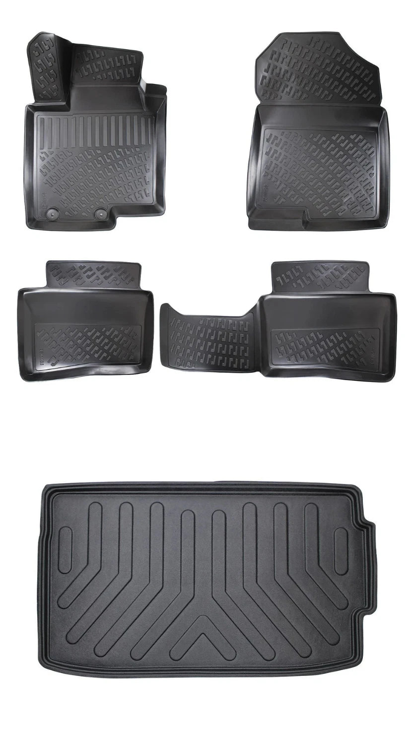 Rizline Hyundai I20 Elit Plus Üst Bagaj 2020 Sonrası 3D Araca Özel Paspas ve Bagaj Havuzu Bmy