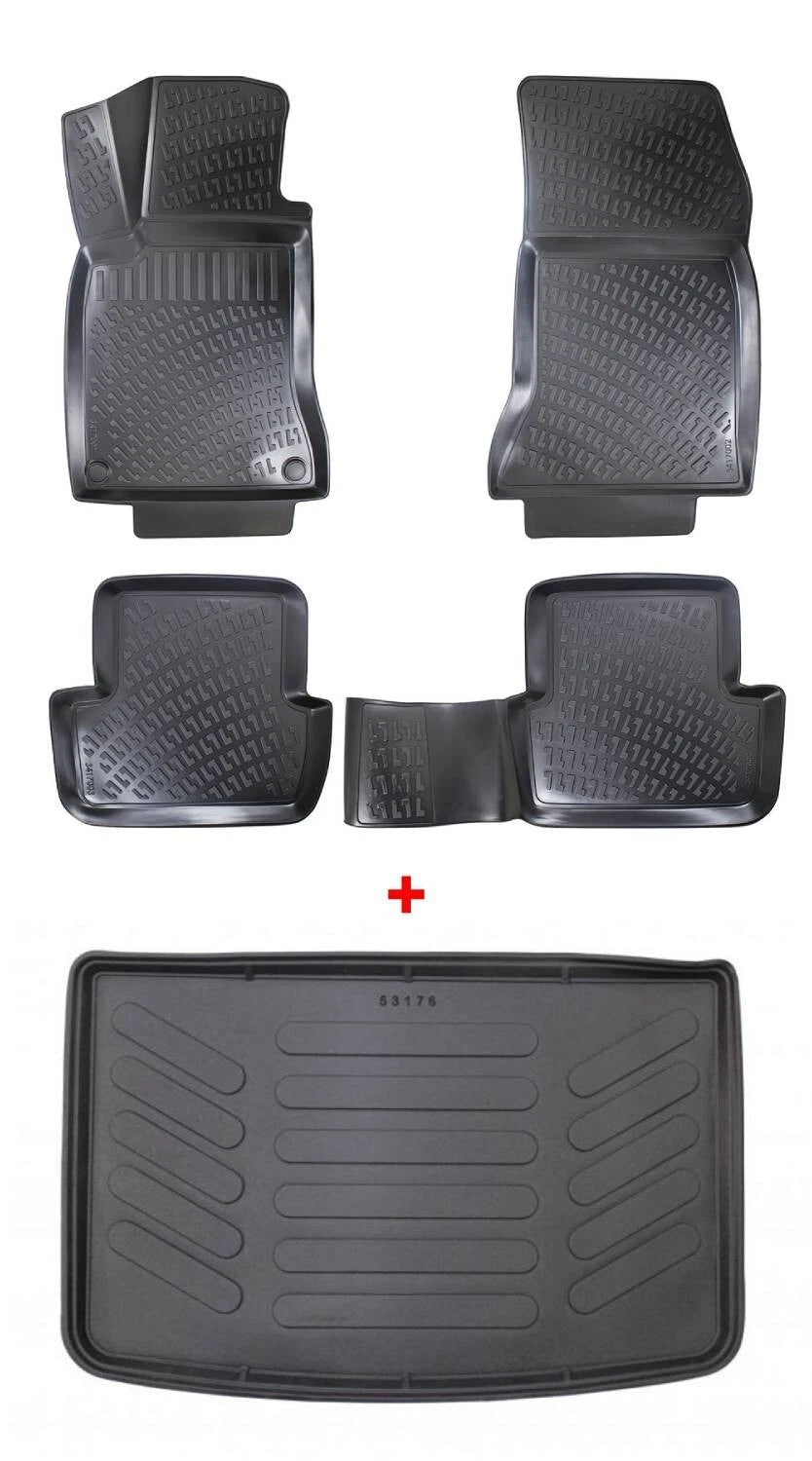 Rizline Mercedes A Serisi W176 2013-2018 3D Araca Özel Paspas ve Bagaj Havuzu Bmy